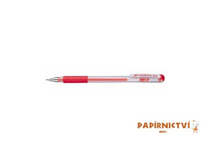 Pentel K116 Hybrid Gel kuličkové pero, červené