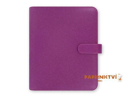 Filofax diář Saffiano, A5, malinová