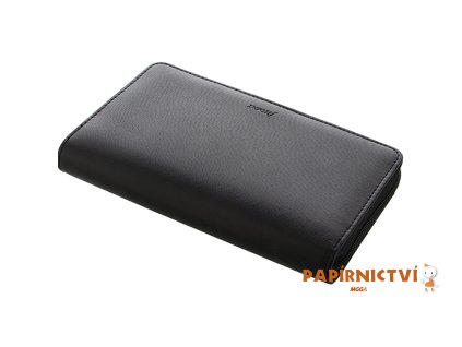 Filofax diář Saffiano, Zip osobní compact, černý