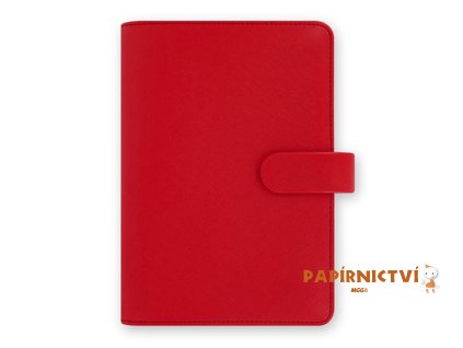 Filofax diář Saffiano, osobní, červená