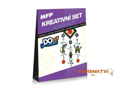 Kreativní set - lapač snů hnědý 1042195