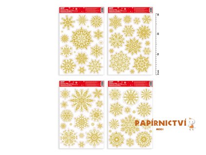 Okenní fólie vánoce glitr VA010 8885730