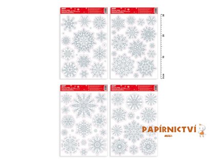 Okenní fólie vánoce glitr VA011 8885731