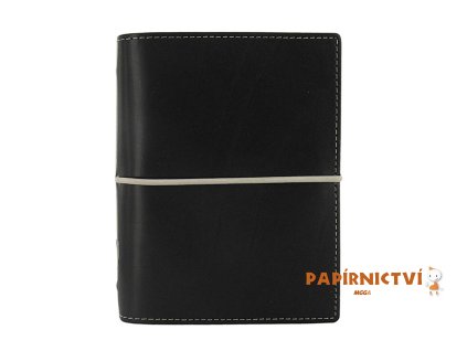 Filofax diář Domino, kapesní, černá