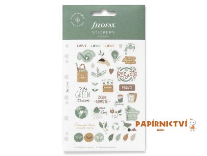 Filofax náplń Multi, samolepky Eco essentials, osobní/A5