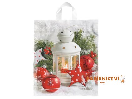 Igelitová vánoční taška vzor 9 40x46x8 (s uchem) 5252743