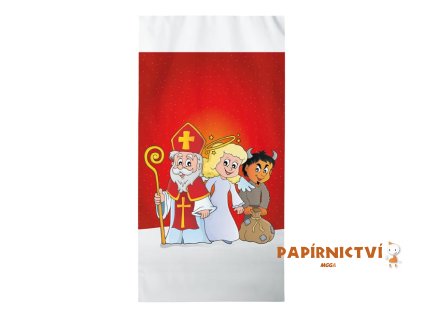 Sáček Mikuláš PP vzor19 20x39x6 5800746