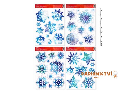 Okenní fólie vánoce glitr VA001 8885721