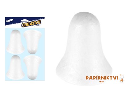 Zvoneček set 9cm/4ks polystyren 8885563
