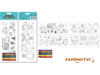 Cestovní omalovánky CONCORDE samolepicí A440