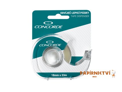 Odvíječ lepicí pásky CONCORDE Praktik, 18mm x 33m A65460