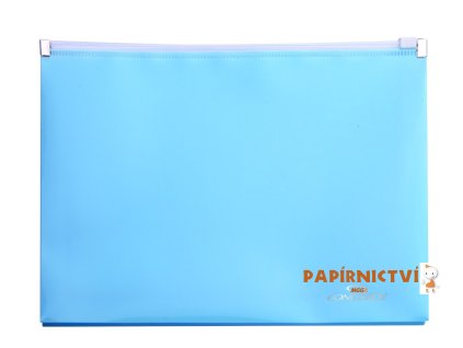 Spisové desky CONCORDE se zipem A4, pastel modrá A80081