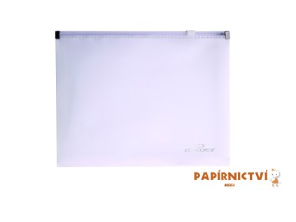 Spisové desky CONCORDE se zipem A5, bílá A80083