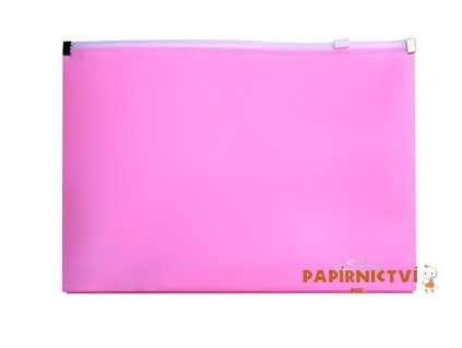 Spisové desky CONCORDE se zipem A5, pastel růžová A80085