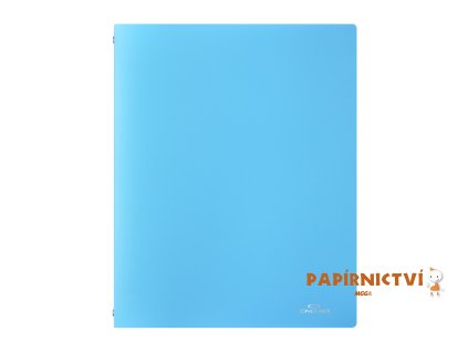 Pořadač CONCORDE 4 kroužkový A4, pastel modrá A80151