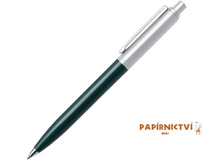 Kuličkové pero Sheaffer Sentinel - brush chrome/ green barrel