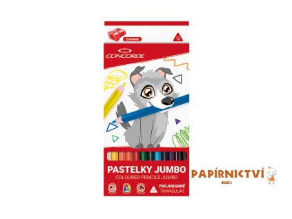 pastelky concorde jumbo trojhranne 12 ks 201906191451271532970731