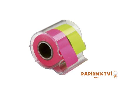 samolepici papirky concorde 25cm x 10m s odvijecem 2 barvy neon 202310261010591594518640