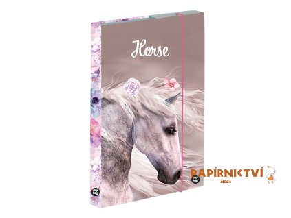 Box na sešity A4 Jumbo Kůň romantic 5-71024