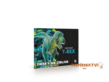 Desky na číslice Premium Dinosaurus