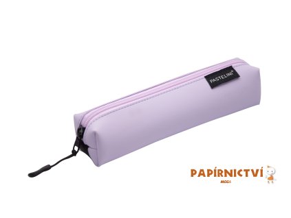 Etue PU úzká + elastic PASTELINI fialová 9-84324