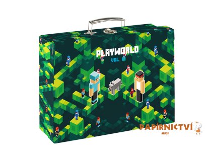 Kufřík lamino hranatý A4 Playworld Vol. III.