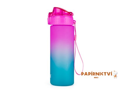 Láhev OXY CLiCK 600 ml OXY Ombre Blue- pink