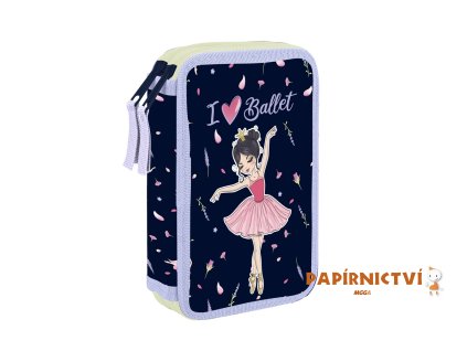 Penál 2 p. prázdný Baletka 9-82424
