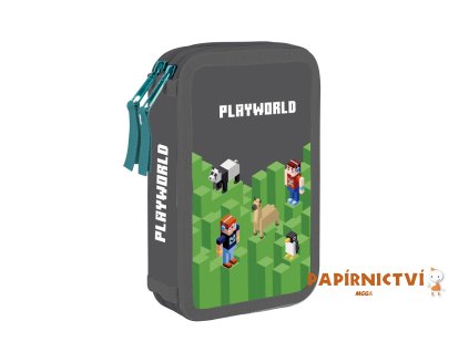 Penál 2 p. prázdný Playworld 8-53024