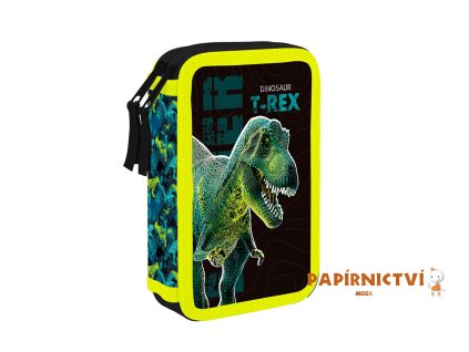 Penál 2 p. prázdný Premium Dinosaurus 1-55624