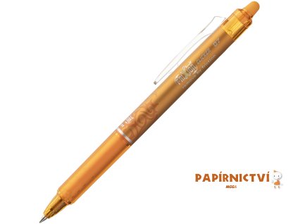 Gelový roller Pilot FriXion Clicker 0,7 - meruňková oranžová