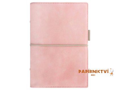 Filofax diář Domino Soft, Osobní, pastelově růžová