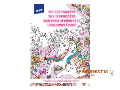 Omalovánky antistresové Sny jednorožce 210x290mm/32s 5301176
