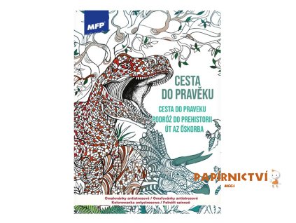 Omalovánky antistresové Cesta do pravěku 210x290mm/32s 5301179