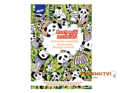 Omalovánky antistresové Roztomilí medvídci 210x290mm/32s 5301182