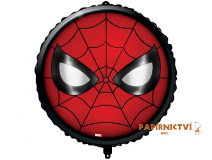 Foliový balónek Square Spiderman Face Marvell 46cm