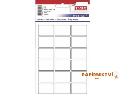 Etikety v sáčku 22 x 32 180ks OFC-116