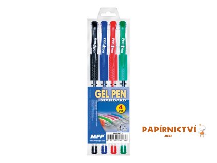 Gelové pero set 4 ks GS-1038-4 6000922