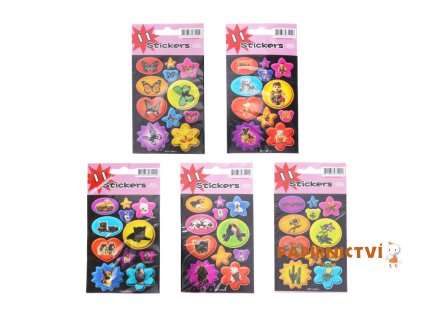 Samolepky třpytivé MIX 2 W035370