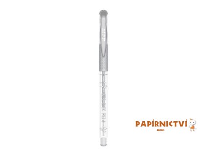 Gelové pero kus - stříbrná 6000924