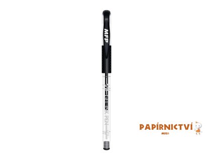 Gelové pero kus - černá 6000803