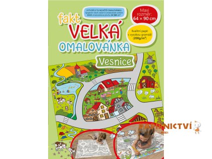 Fakt velká omalovánka - Vesnice