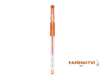 Gelové pero kus - neon oranžová 6000804