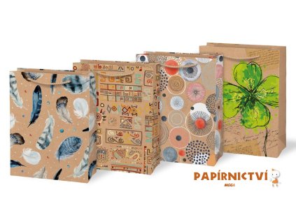 Y-Taška MFP dárková M KRAFT mix č. 4 190x250x90 5251454