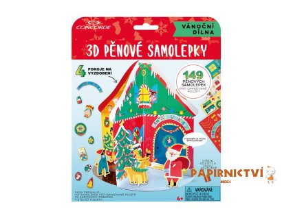 3D pěnové samolepky CONCORDE Vánoční dílna A492