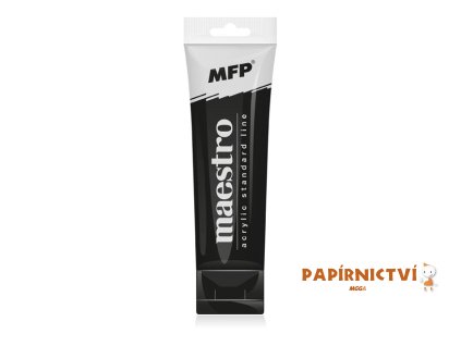 Akrylová barva MFP Maestro 75ml - černá 6300629