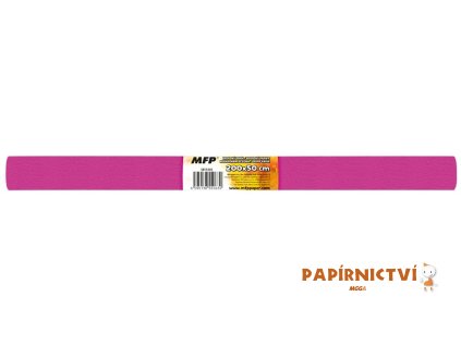 Krepový papír role 50x200cm malinový 5811343