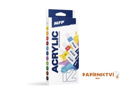 Akrylové barvy set základní 12 x 12ml 6300391