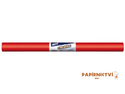 Krepový papír role 50x200cm červený 5811346
