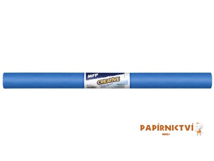Krepový papír role 50x200cm modrý 5811347
